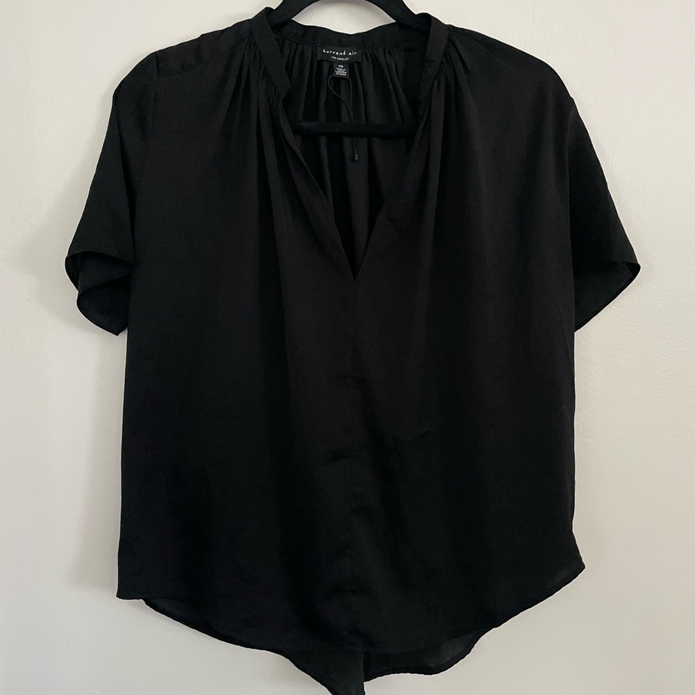 Current Air Black Blouse